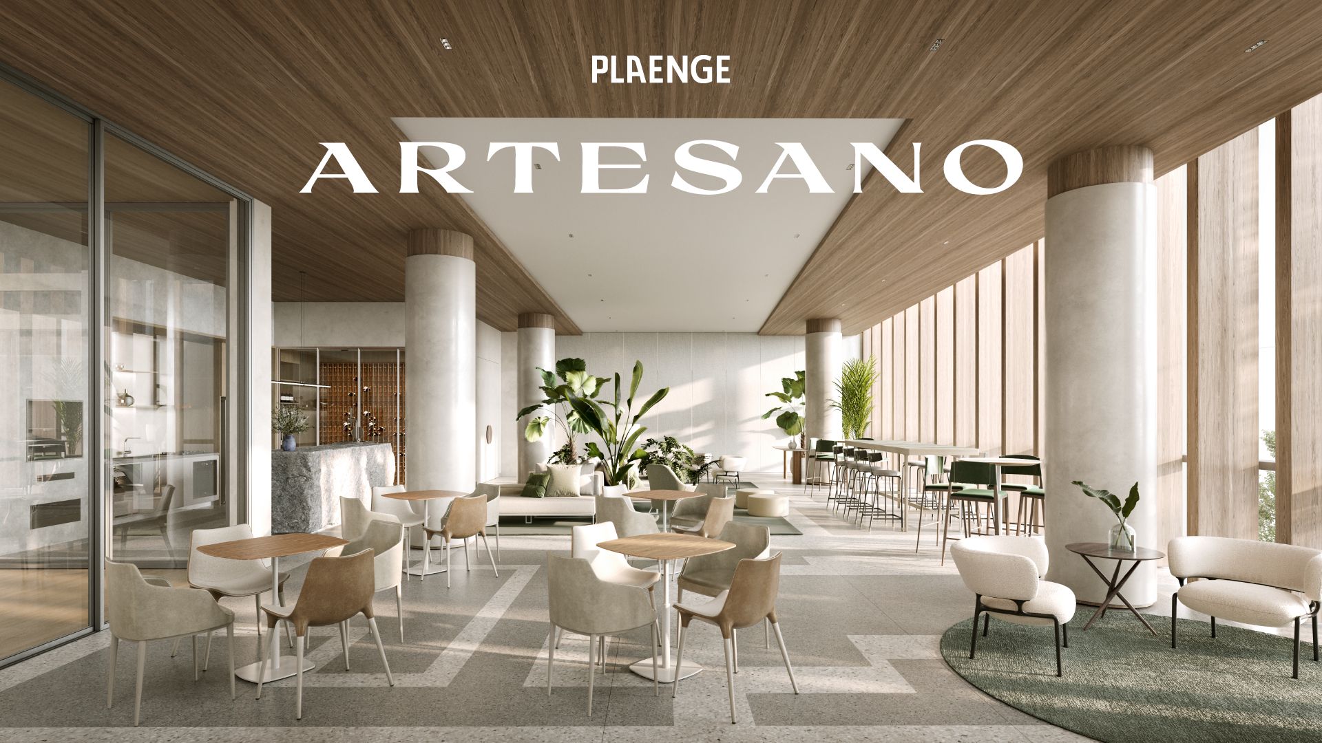 Perspectiva do Apartamento - Apartamento na planta à venda, Edifício Artesano, 346m² úteis, 4 suítes, 4 vagas - Alto da Gleba Plahano- Gleba Fazenda Palhano, Londrina, PR | Taive